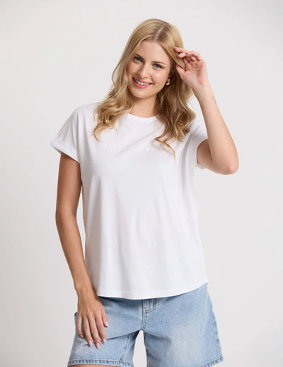 Soho Cuff Crew - White