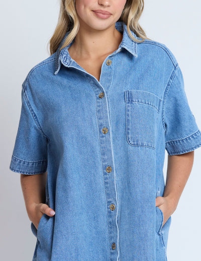 Vinnie Dress - Blue Denim