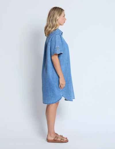 Vinnie Dress - Blue Denim