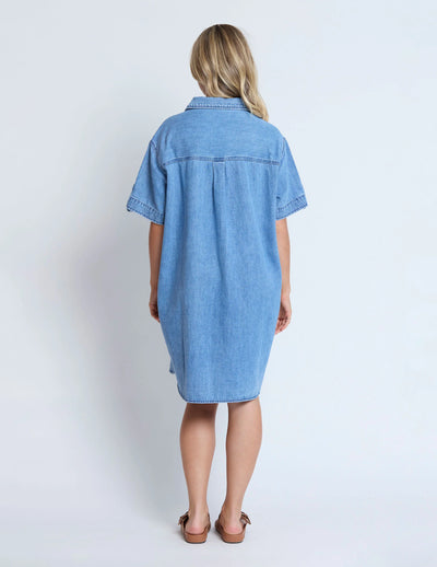 Vinnie Dress - Blue Denim