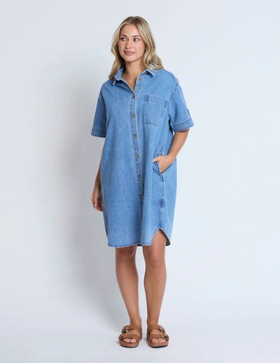Vinnie Dress - Blue Denim