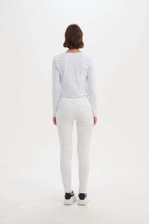 Straight Pant White