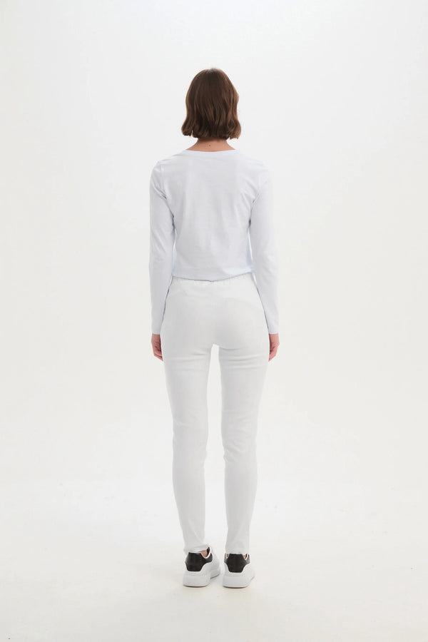 Straight Pant White