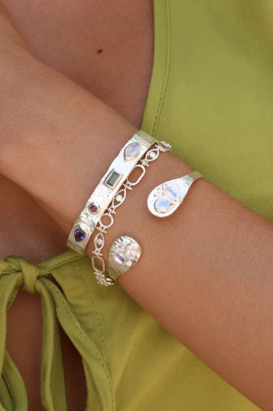 All Seeing Eye Bracelet - Silver