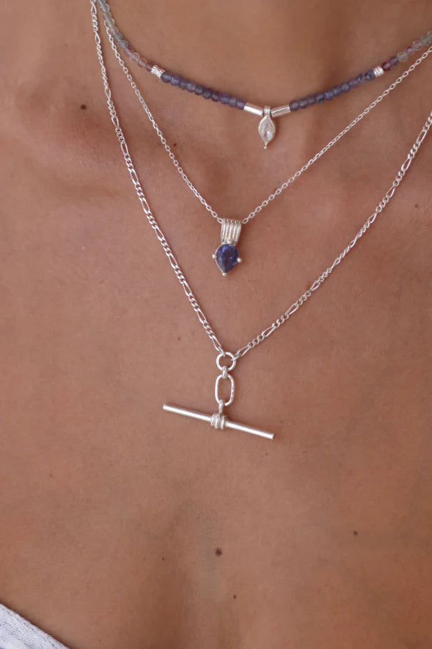 Fob Necklace - Silver