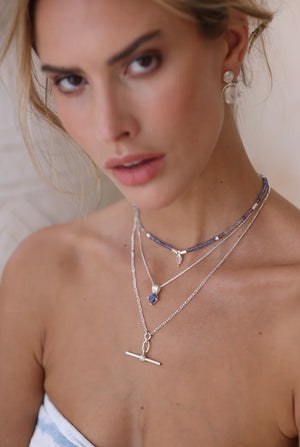 Fob Necklace - Silver