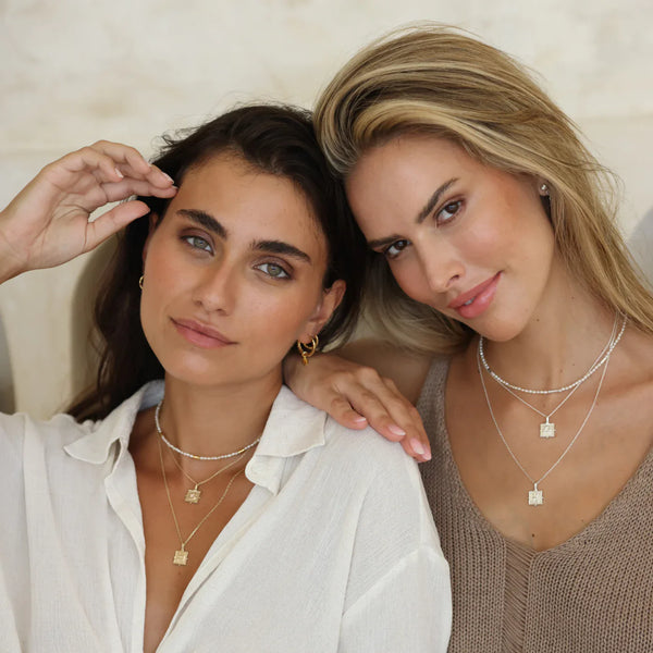 Libra Zodiac Necklace - Silver