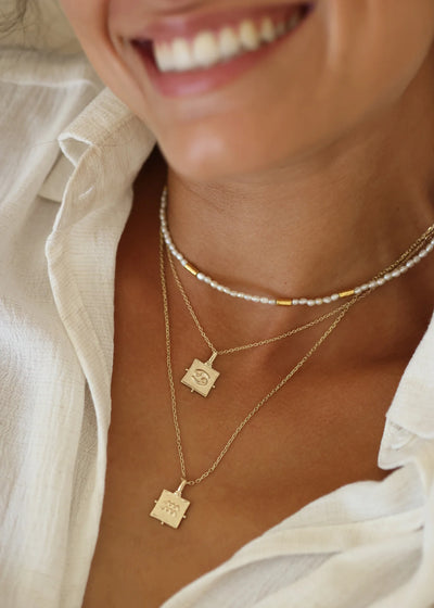 Scorpio Zodiac Necklace - Gold
