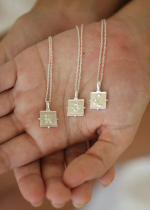 Virgo Zodiac Necklace - Gold