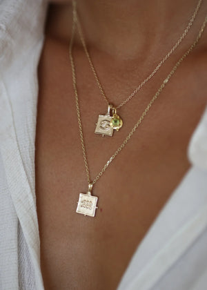 Aquarius Zodiac Necklace - Silver