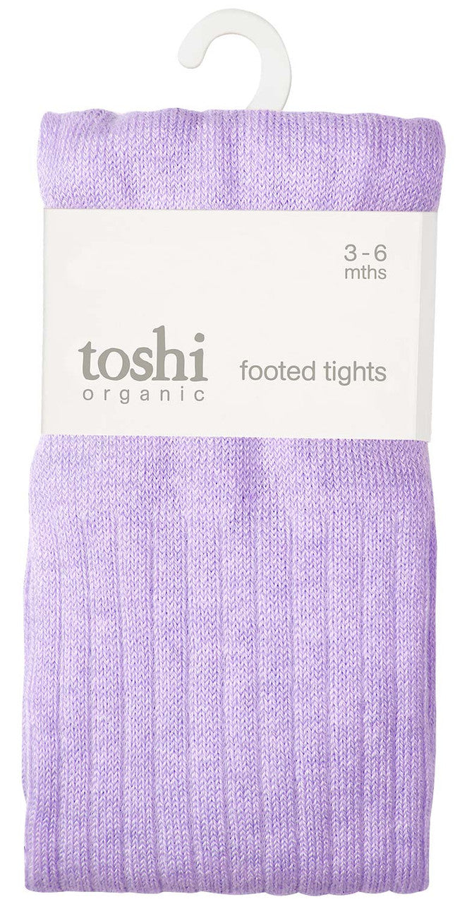 Baby Tights Organic Footed - Amethyst