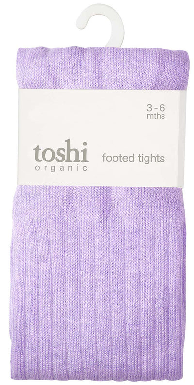 Baby Tights Organic Footed - Amethyst