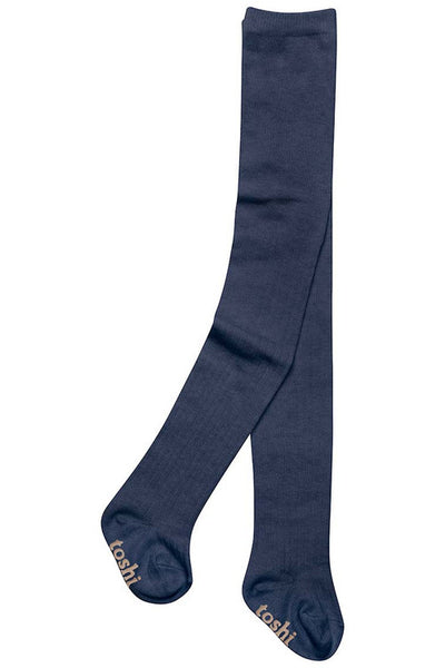 Baby Tights Organic Footed - Ink