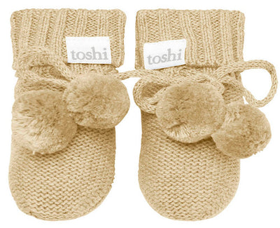 Organic Booties Marley - Driftwood