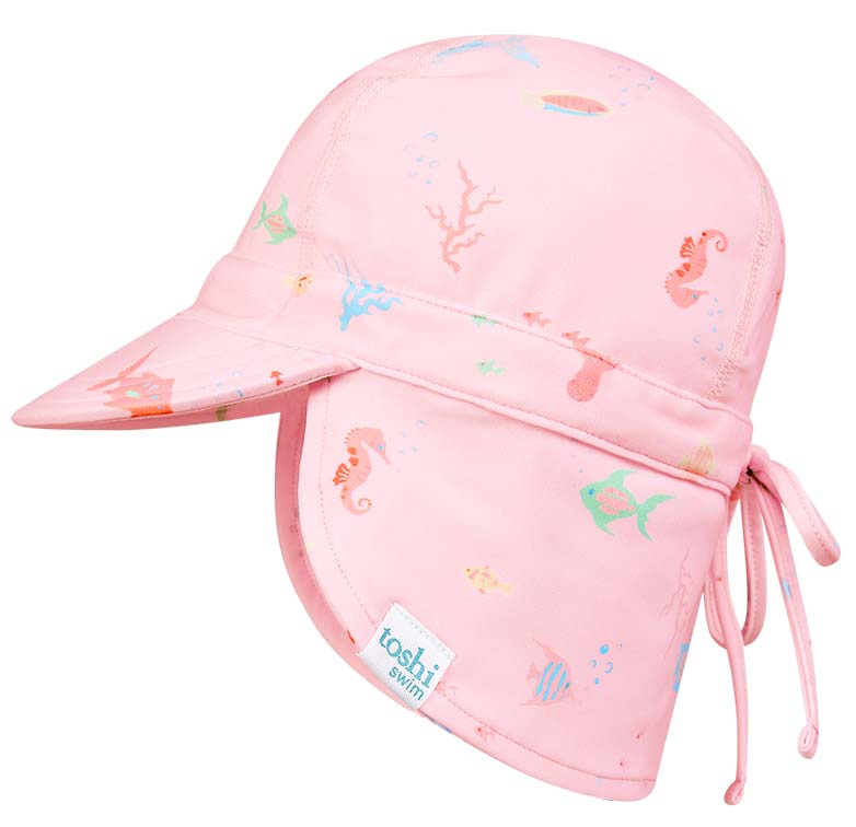 Swim Flap Cap - Coral