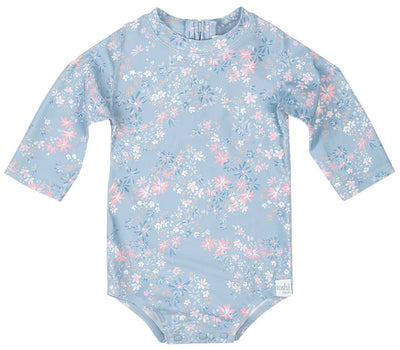 Swim Onesie Long Sleeve- Athena Dusk