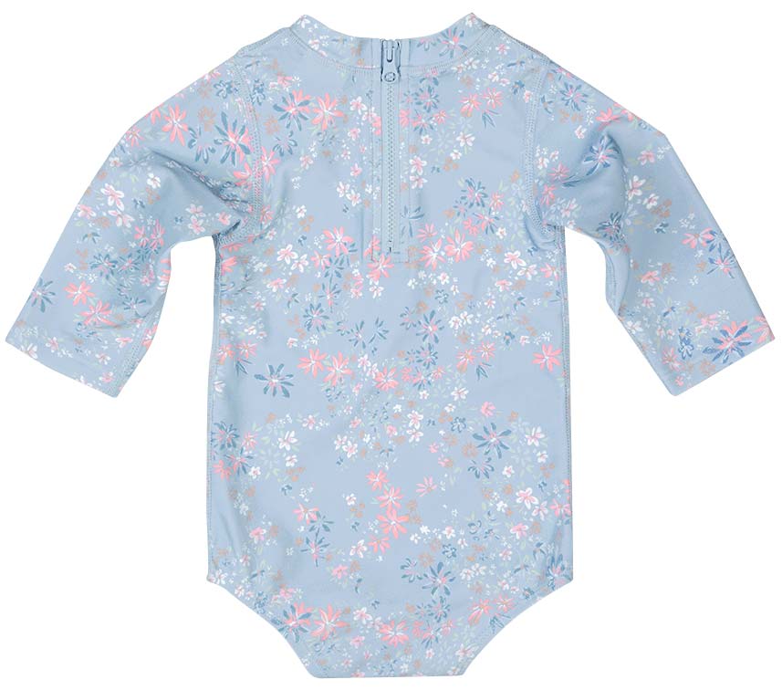 Swim Onesie Long Sleeve- Athena Dusk