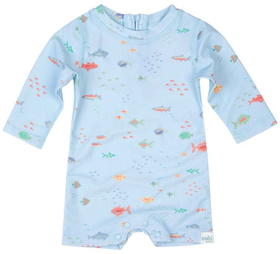 Swim Onesie Long Sleeve - Reef