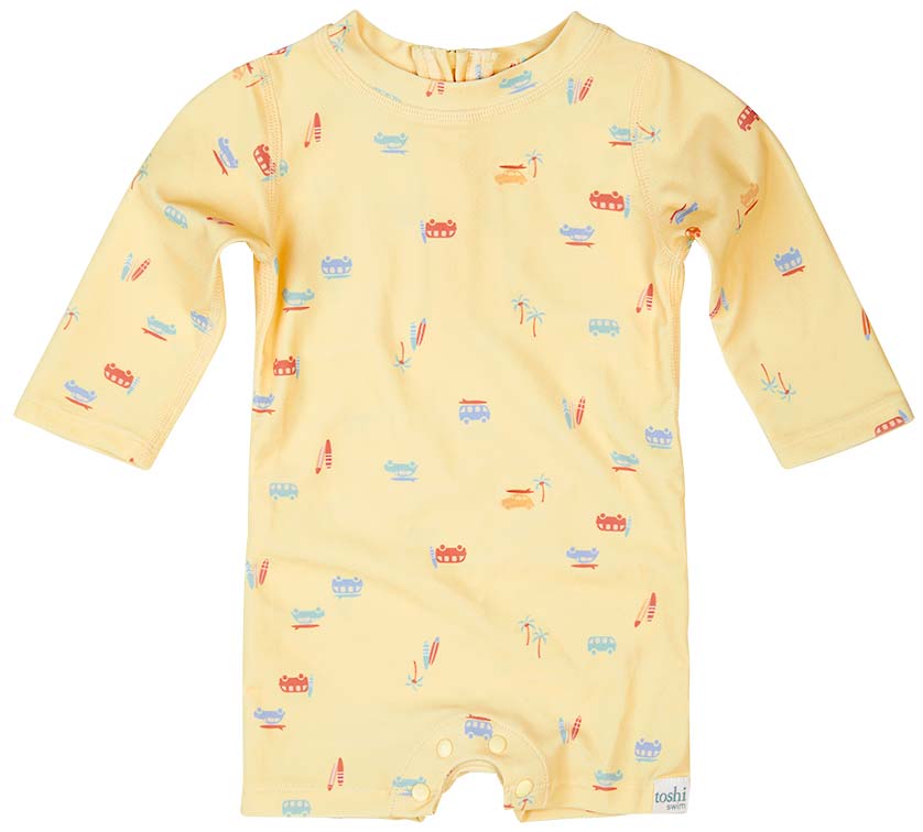 Swim Onesie Long Sleeve - Sunny