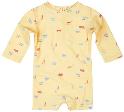 Swim Onesie Long Sleeve - Sunny