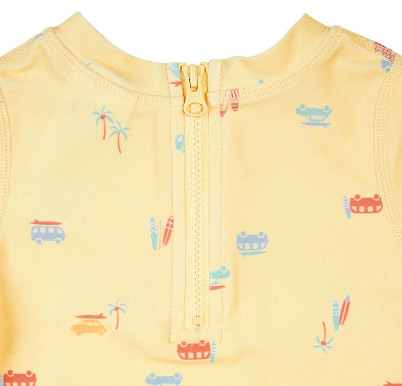 Swim Onesie Long Sleeve - Sunny