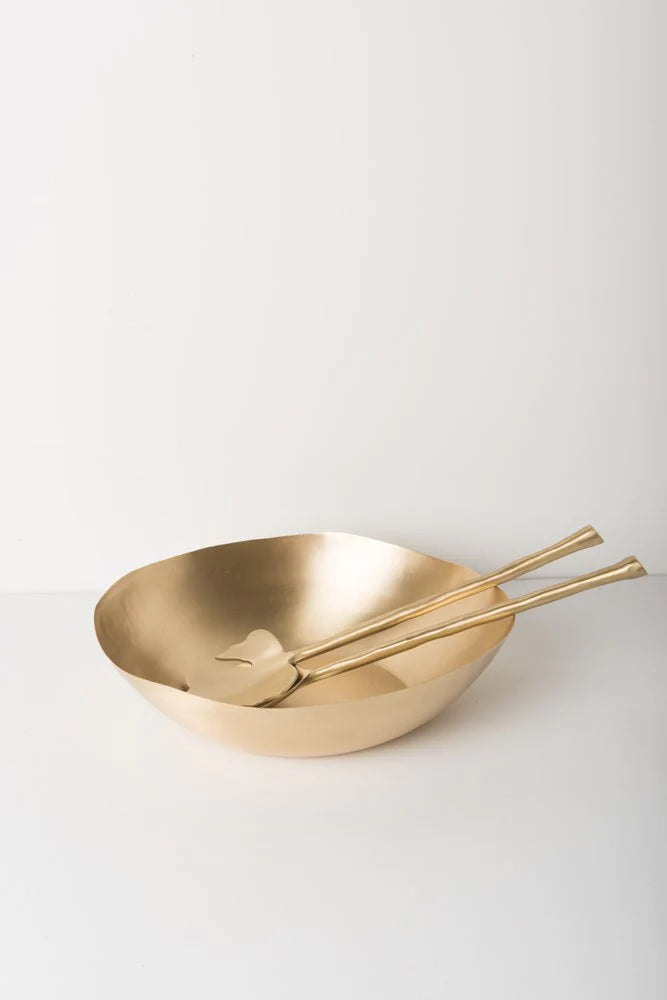 Urban Nature Culture Salad Server Set of Two - Leaves
