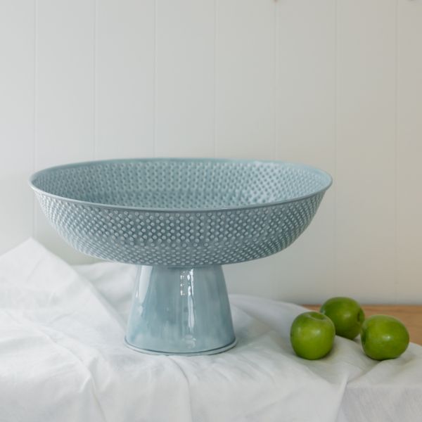 Footed Tray - Light Blue