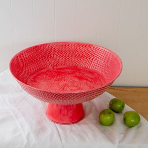 Footed Tray- Watermelon