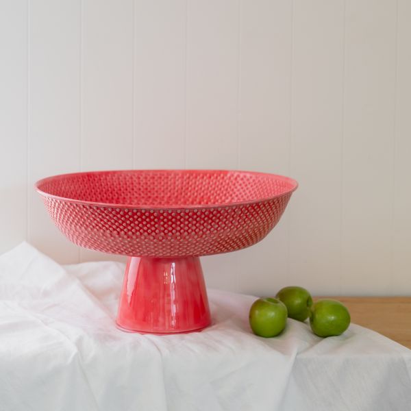 Footed Tray- Watermelon