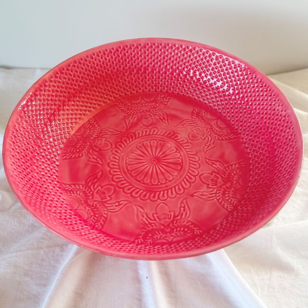 Footed Tray- Watermelon