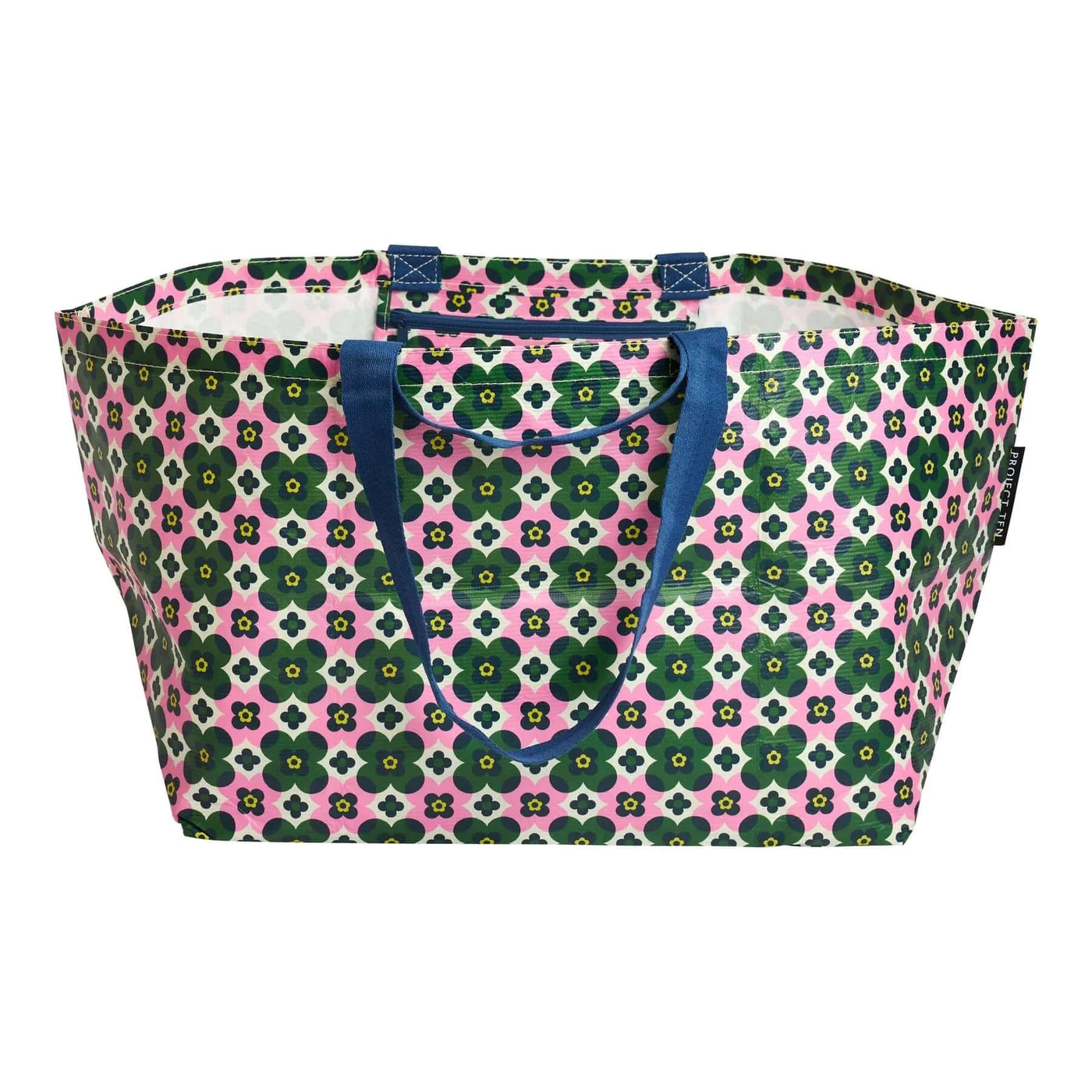 Oversize Tote - Block Floral