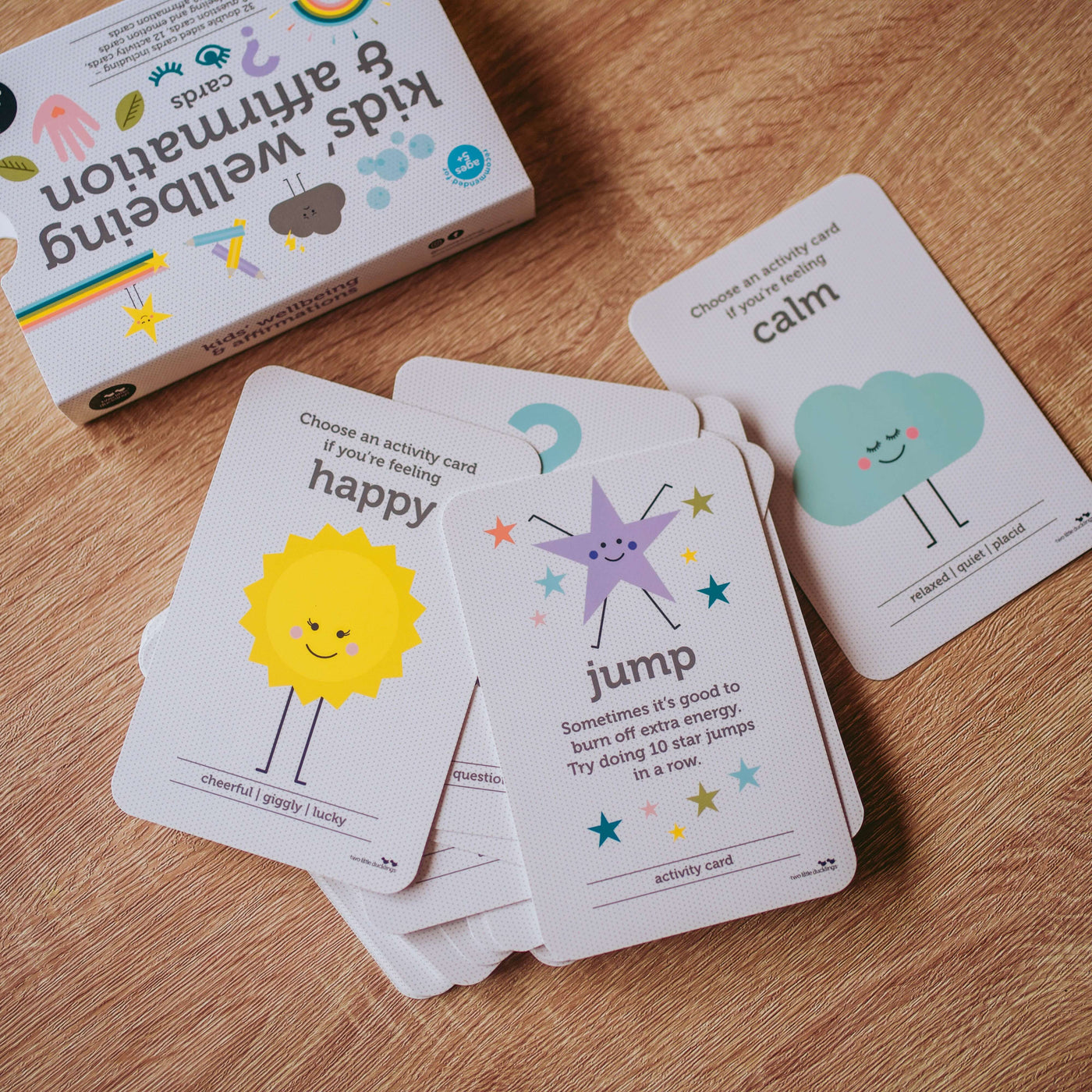 Kids Wellbeing and Affirmation Cards