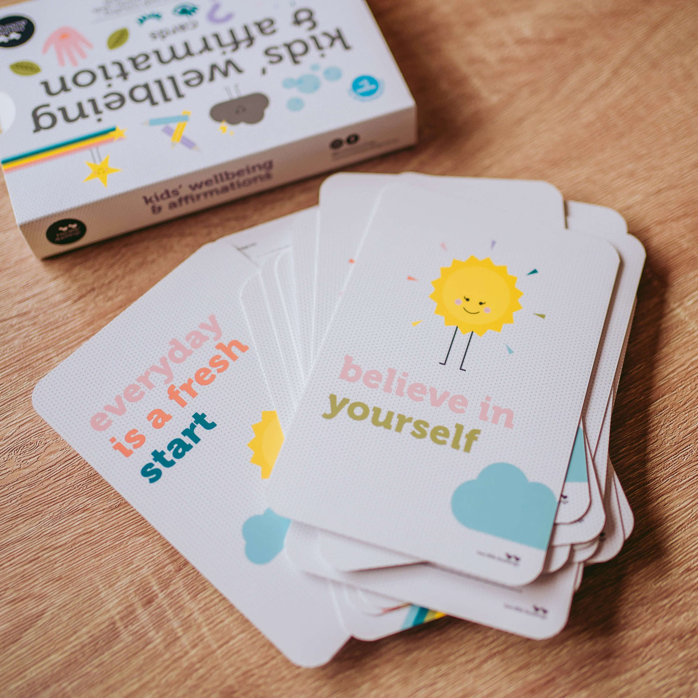 Kids Wellbeing and Affirmation Cards