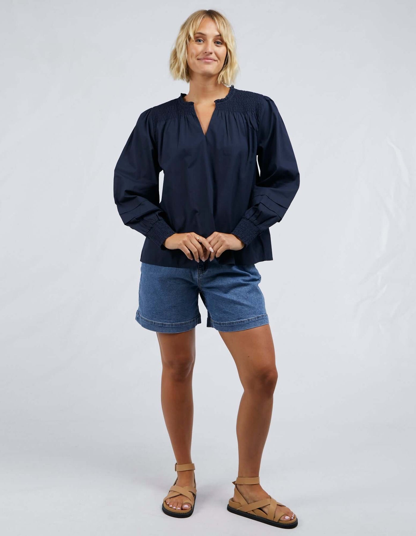 Bridget Top - Navy