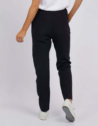 Harper Linen Pant - Black