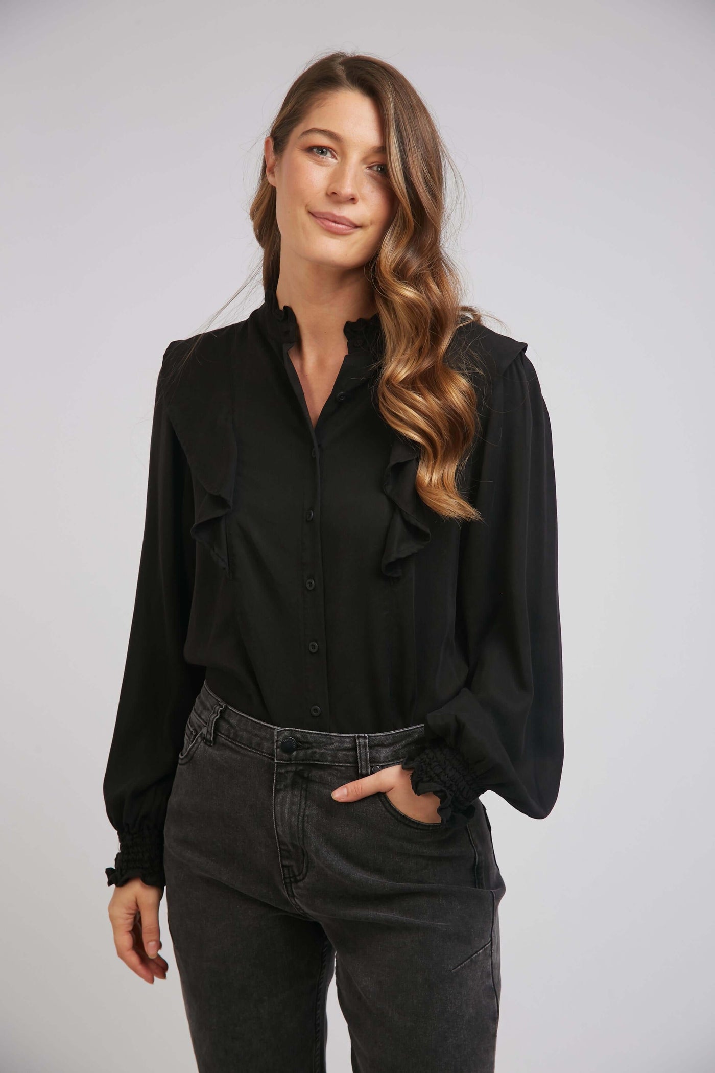 Cleo Shirt - Black