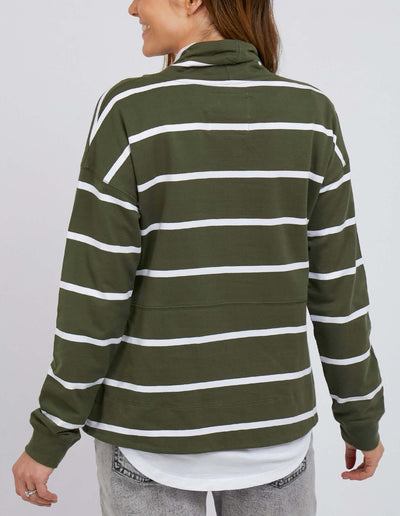 Stripe Funnel Crew - Khaki