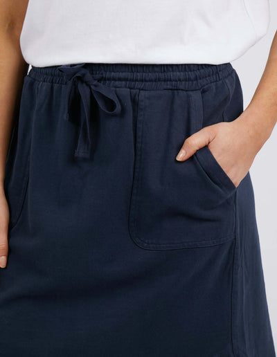 Palm Skirt - Navy