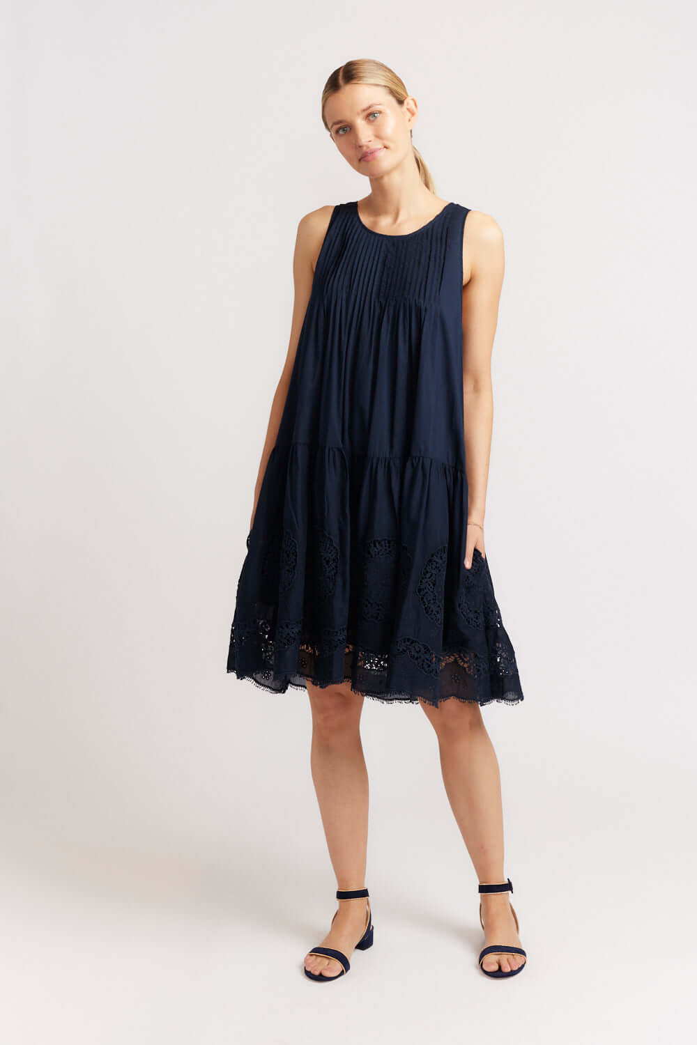 Arabella Dress - Navy