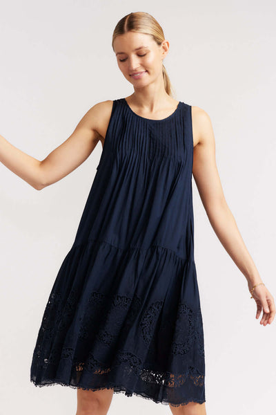 Arabella Dress - Navy