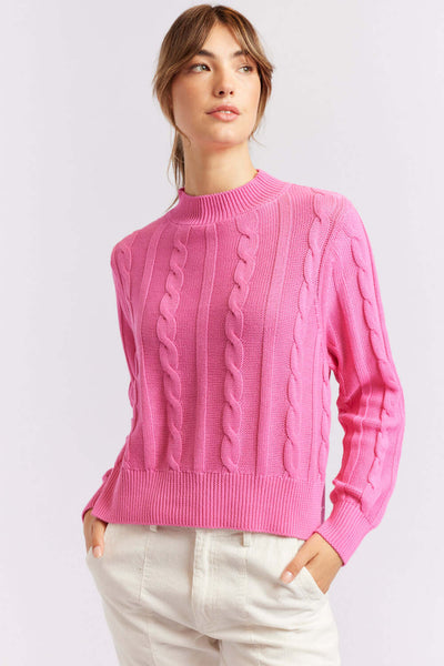 Amber Sweater - Hot Pink
