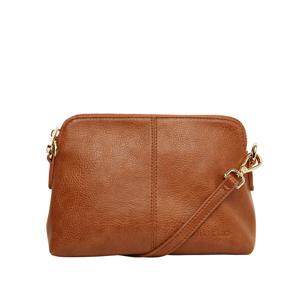 Burbank Crossbody - Tan Pebble