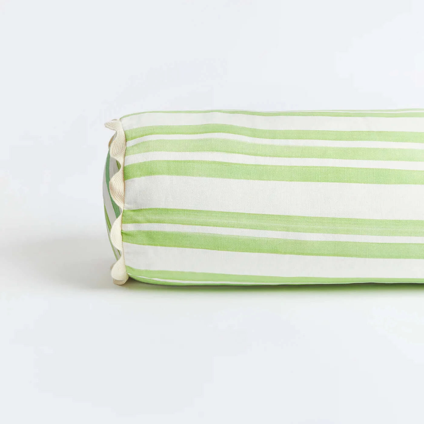 Green Stripe Bolster Cushion 60x20