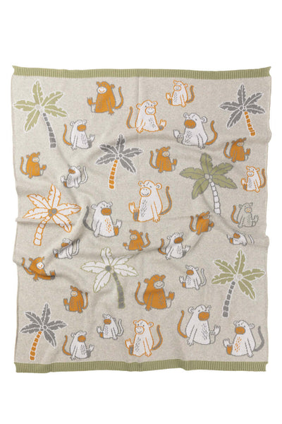 Cheeky Monkey Blanket
