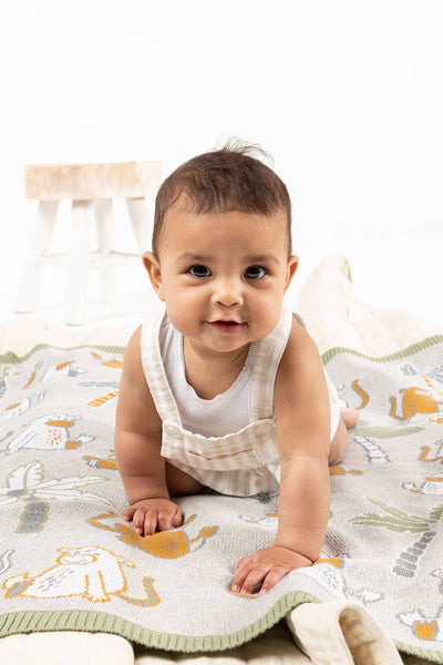 Cheeky Monkey Blanket