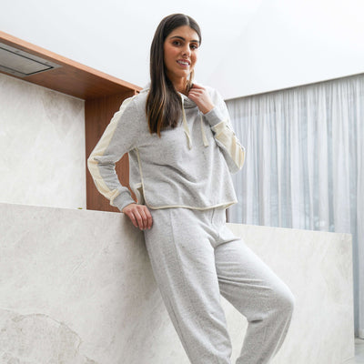 On Track Hoody - Grey Marble