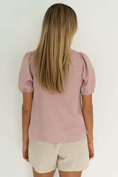 Aura Blouse - Blush