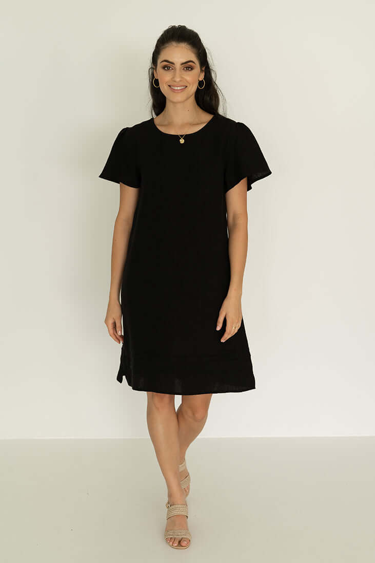 Karina Shift Dress - Black