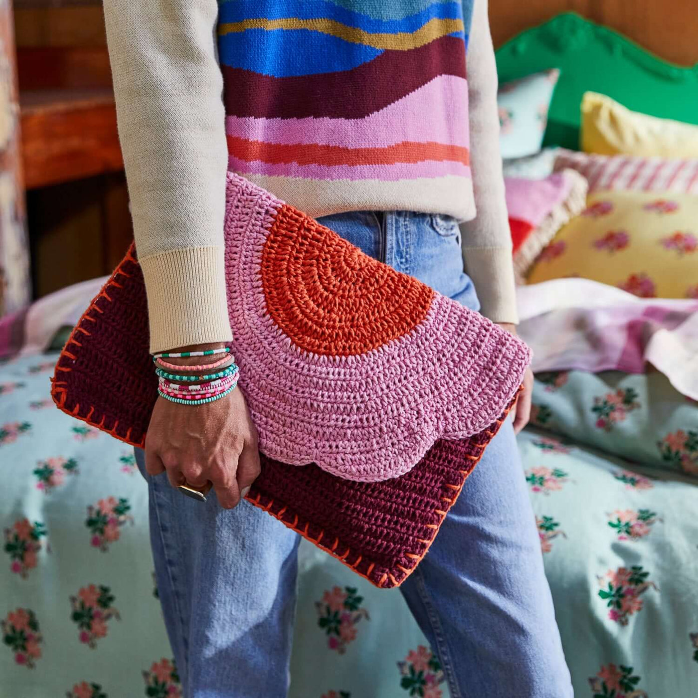 Haylow Crochet Clutch