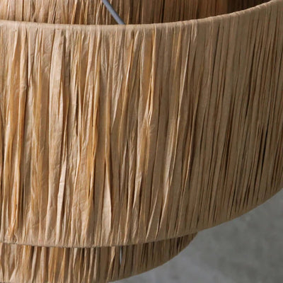 Gaia Raffia Pendant